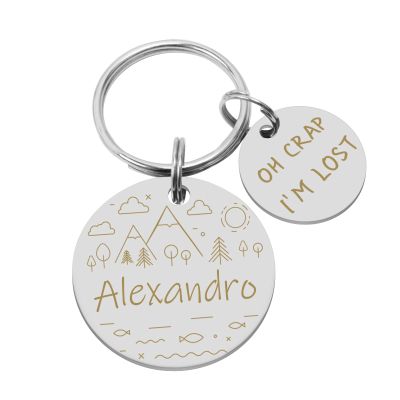 LEREATI Personalized Dog Tag with Engraving