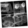 Mipcase Aquarium Fish Breeding Box with Side Ventilation, Fry Isolation Box, Space-Saving Double-Layer Design view 3