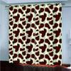 BIURKA Light-Blocking Curtain for Bedroom, Leopard 3D Print, Thermal Insulation, 90% Opaque, 220 x 210 cm view 1
