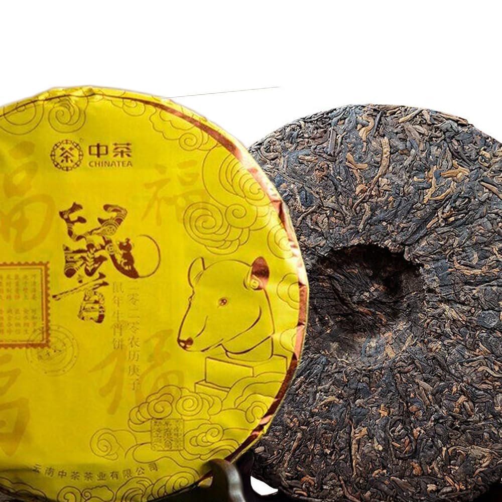 2019 Zhong Cha Ripe Pure Pu-erh Cake “Year of the Rat” Shu Pu-erh 357 g