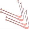 Copper Tongue Scraper, Natural Ayurvedic Tongue Cleaner, Oral Care Travel Utensils (4) view 1