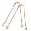 Copper Tongue Scraper, Natural Ayurvedic Tongue Cleaner, Oral Care Travel Utensils (4) view 2
