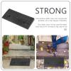 Black Rubber Threshold Ramp for Cars with Safety Bolts view 4