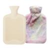 2 L Hot Water Bottle with Ultra-Soft Fleece Cover view 1