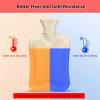 2 L Hot Water Bottle with Ultra-Soft Fleece Cover view 2