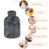 2 L Hot Water Bottle with Ultra-Soft Fleece Cover view 4