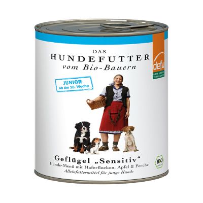 defu Junior Organic Poultry Sensitive Dog Food | 1 x 400 g