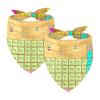 Washable Dog Bandanas for Small to Large Dogs, Puppies and Cats, Vintage Periodic Table, 2-Pack view 1