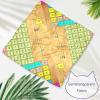 Washable Dog Bandanas for Small to Large Dogs, Puppies and Cats, Vintage Periodic Table, 2-Pack view 4