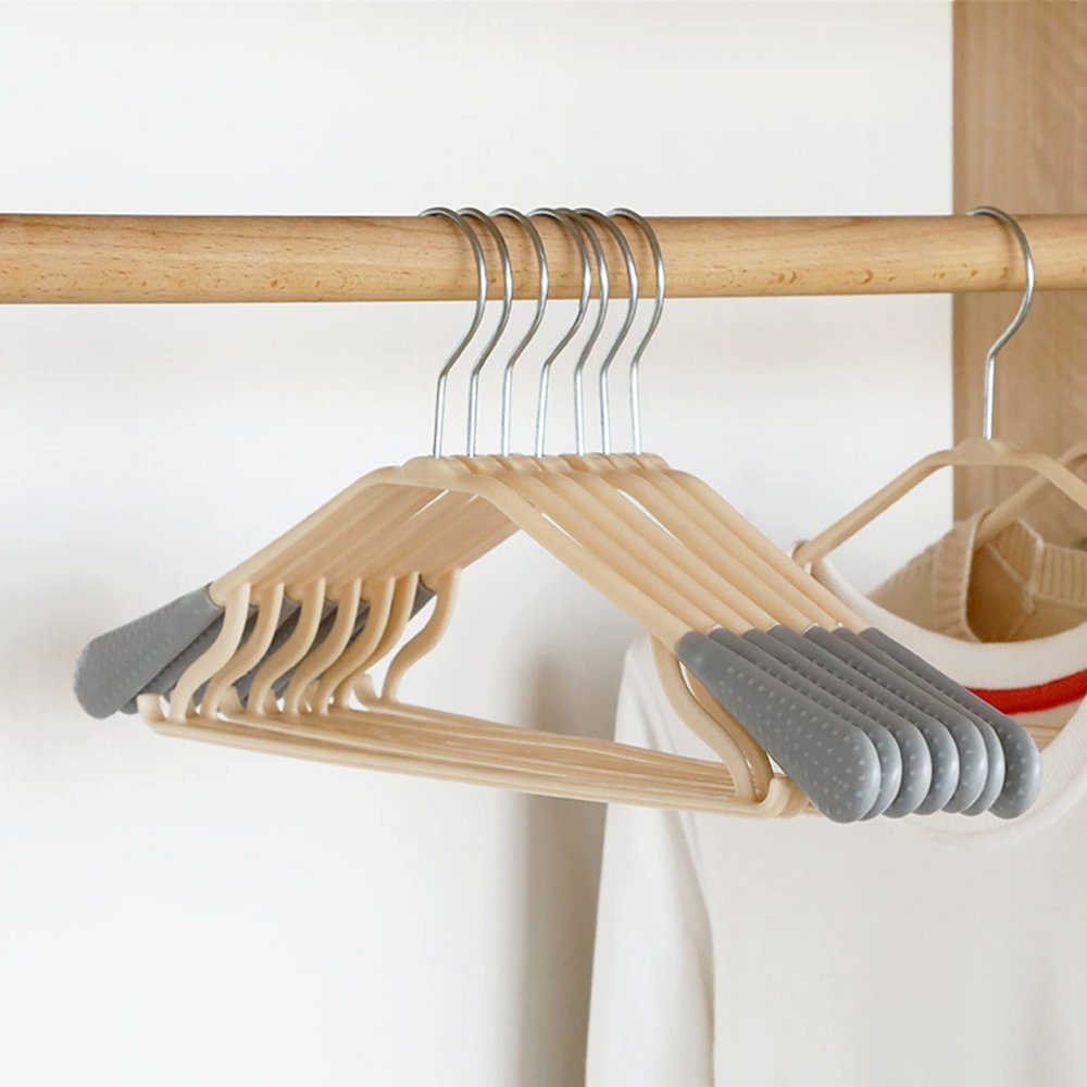 CTVR 20-Pack Non-Slip Baby Hangers, Stackable Kids' Clothes Hangers