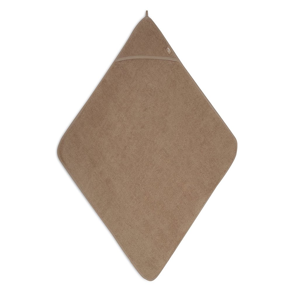 Jollein Hooded Terry Bath Towel 75 x 75 cm - Biscuit
