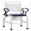 FabaCare Köln Toilet Commode Chair for Seniors, Gray-Blue, up to 130 kg view 1