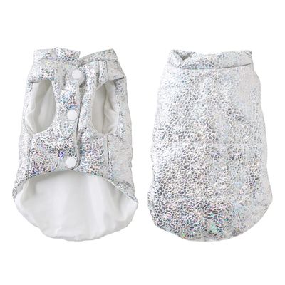 Lightweight Waterproof Winter Coat for Dogs, White (S)