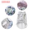 Lightweight Waterproof Winter Coat for Dogs, White (S) view 3