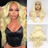 613 Blonde Long Wavy Glueless Lace-Front Wig view 3