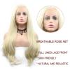 613 Blonde Long Wavy Glueless Lace-Front Wig view 4