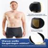 Carer Men's Incontinence Boxer Briefs, 300 mL, Washable Cotton, Blue, XL view 2