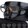 BlazerBuck Replacement Nose Pads for Oakley Metalink OX8153 Glasses, Standard Fit, Low Bridge, Orange, Medium view 3