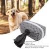 HOHXFYP Dog Waste Bag Holder with Zipper, Gray view 3