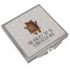Mr. & Mrs. Panda Square Handbag Mirror – Bear on a Swing view 2