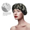 Reusable Double-Layer Shower Cap with Black Lion Print view 2