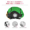Reusable Double-Layer "I Love Garbage Trucks" Shower Cap for Girls view 3