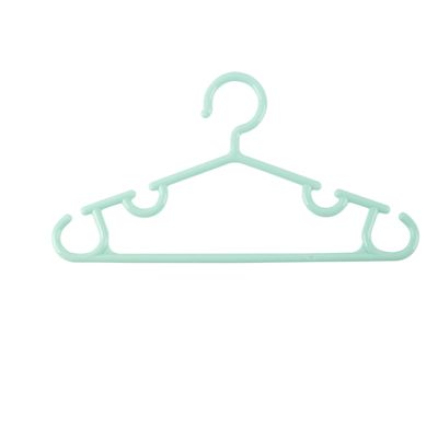 20-Pack Non-Slip Baby Hangers with Notches, Green
