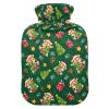 2 L Hot Water Bottle with Soft Plush Tiger Santa Cover view 1