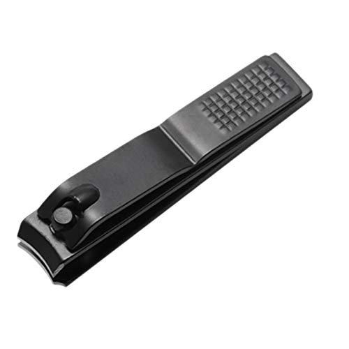 Jojomino Black Stainless Steel Nail Clippers, Extra Sharp