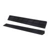 TOOJUN Plastic Threshold Ramps, 0.42-Inch Rise, 2-Pack, 39.4-Inch Length, Cuttable, Black, 100 × 7 × 1.5 cm view 1