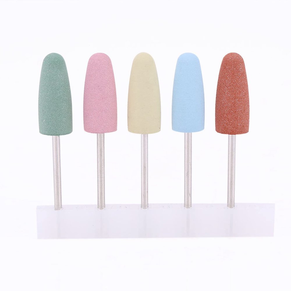Joyzan 5-Piece Nail Art Silicone Polishing Bits