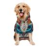 Pet Hooded Sweatshirt with Floral Butterfly Skull Design, Sizes M and L view 3