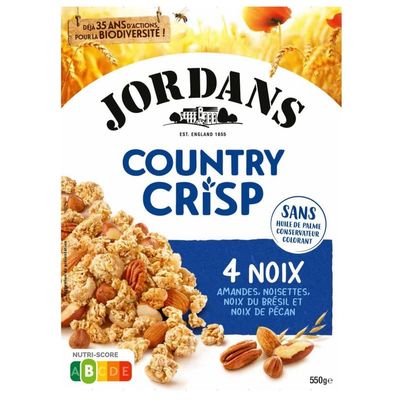 Country Crisp Nut, 550 g, Jordans, 3-pack