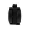 5 Black 2-Inch Threaded-Stem Casters with Brakes, 8 mm Stem view 3