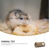 Rustic Straw Hamster Tunnel House with Hanging Chains view 2