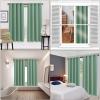 MENGH Blackout Curtain for Bedroom or Children's Room, Thermal and Sound-Reducing, Green, 120 x 200 cm (H x W) view 2