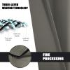 MENGH Blackout Curtain Panel, Noise-Reducing, Soft, Green Gray, 1 Piece, 280 x 160 cm (H x W) view 4