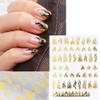 6 Sheets 3D Flame Nail Art Stickers view 2