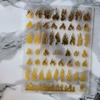 6 Sheets 3D Flame Nail Art Stickers view 3