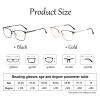 BEZAX Dual-Purpose Distance and Near Reading Glasses, Progressive Multifocal Lenses, Black, +3.00 view 2