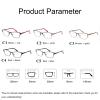 BEZAX Women's Photochromic Reading Glasses, Cat-Eye Frame, Lightweight, C2, +1.00 view 2