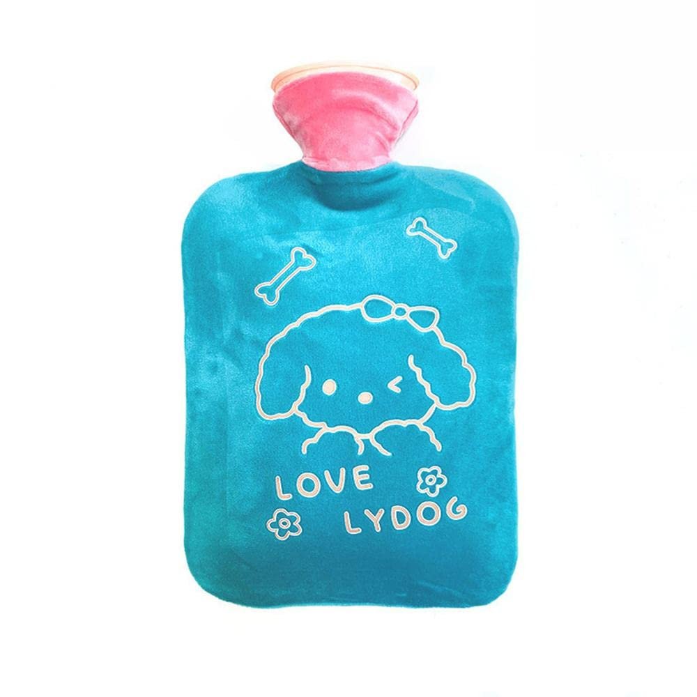 Uteruik 2,000 mL Hot Water Bottle with Soft Fleece Cover