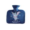 Uteruik Hot Water Bottle with Short Plush Cover, 1,000 mL (#H) view 1