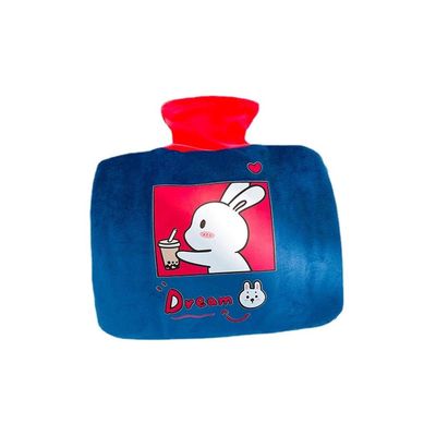 Uteruik Hot Water Bottle with Soft Fleece Cover, 1,000 mL, for Pain Relief and Hot/Cold Therapy