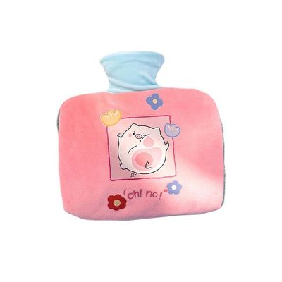 Uteruik Hot Water Bottle with Soft Fleece Cover, 1,000 ml