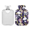 2L Hot Water Bottle with Unicorn and Star Cover view 1