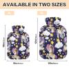 2L Hot Water Bottle with Unicorn and Star Cover view 2