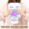 2L Hot Water Bottle with Cover, Cream Magic Unicorn Floral view 4