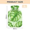 Mnsruu Monstera Hot Water Bottle with Cover, 2 L view 2