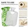 Mnsruu Monstera Hot Water Bottle with Cover, 2 L view 3
